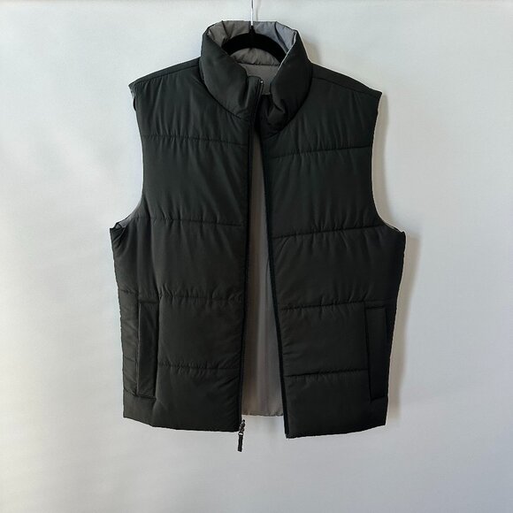 Merona Other - Merona Reversible Black & Grey Medium Padded Vest Jacket